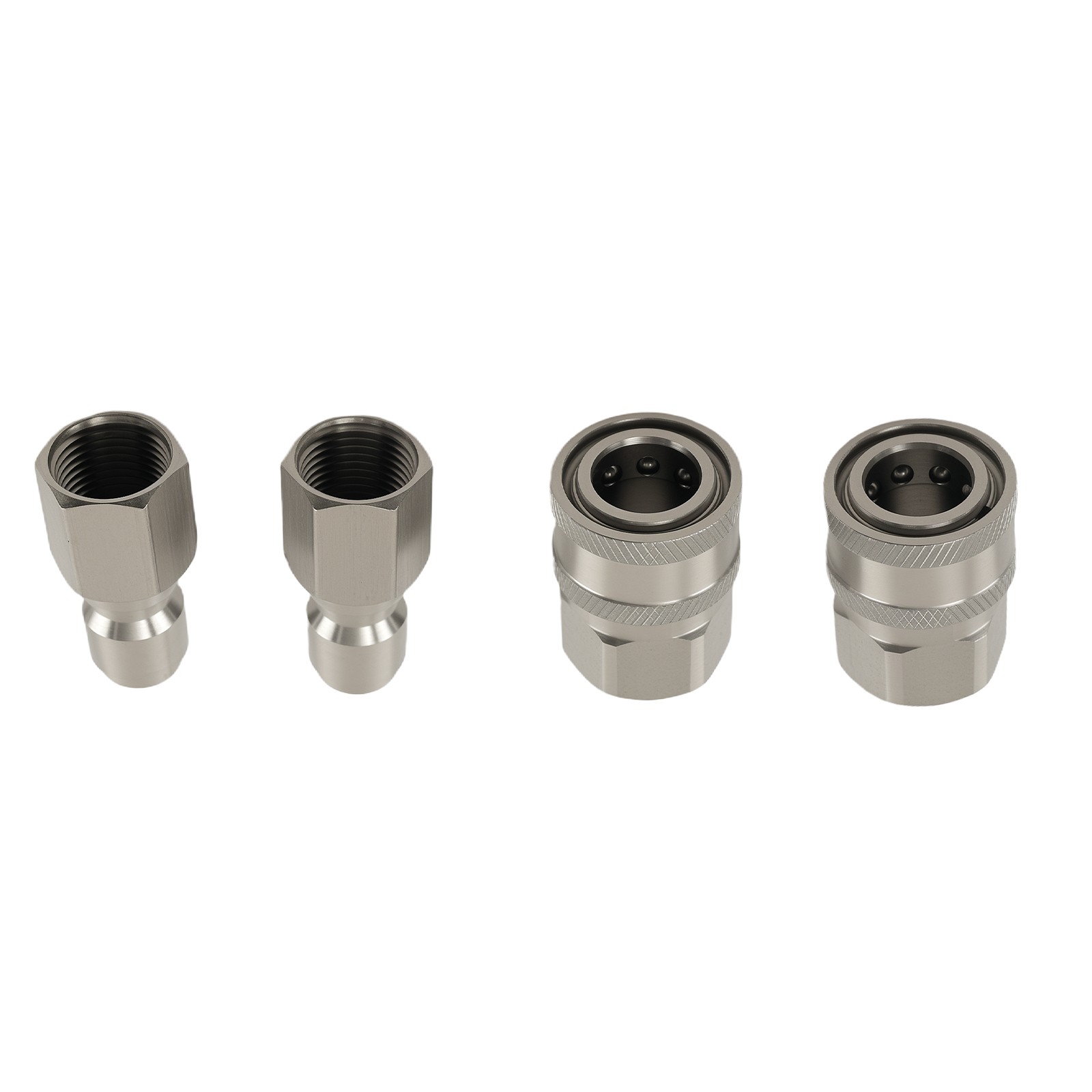 3/8″ Quick Connect NPT Adapter Pressure Washer Fitting Socket Plug Stainless