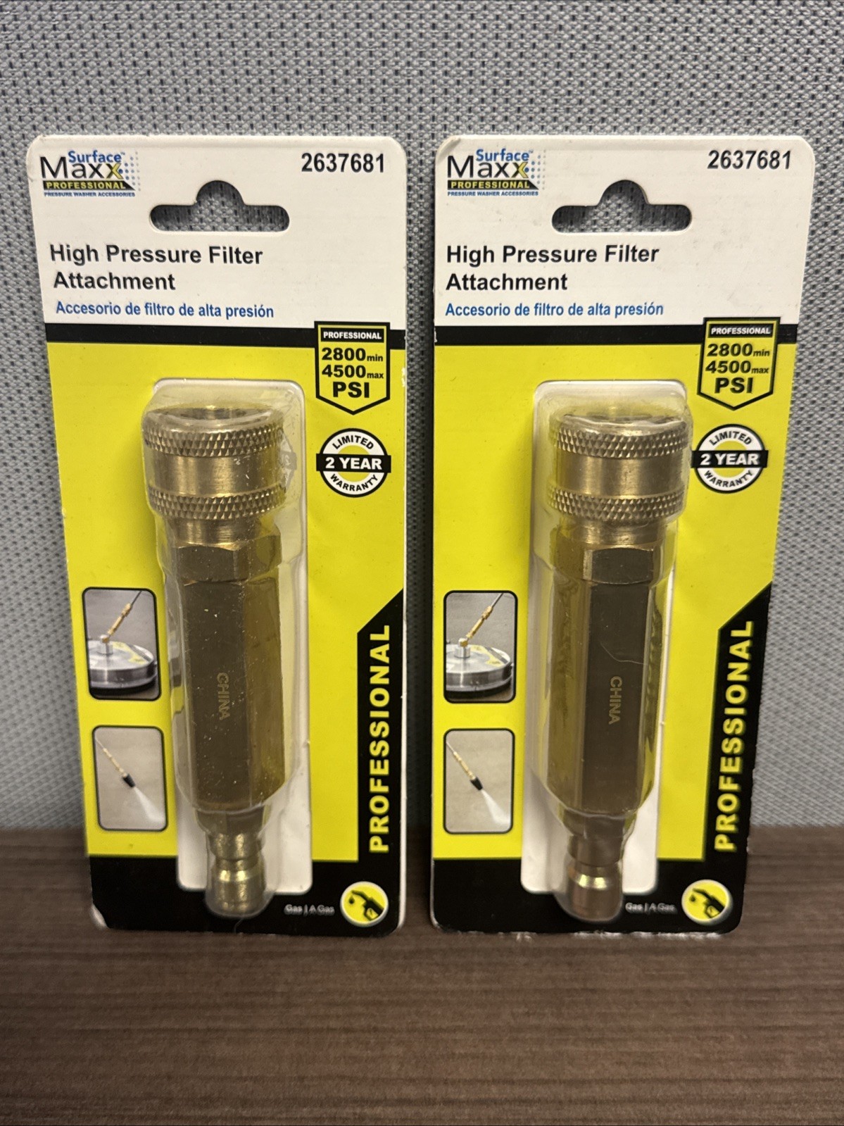 Lot Of 2 Total Surface Maxx High Pressure Filter Attachments *NEW*