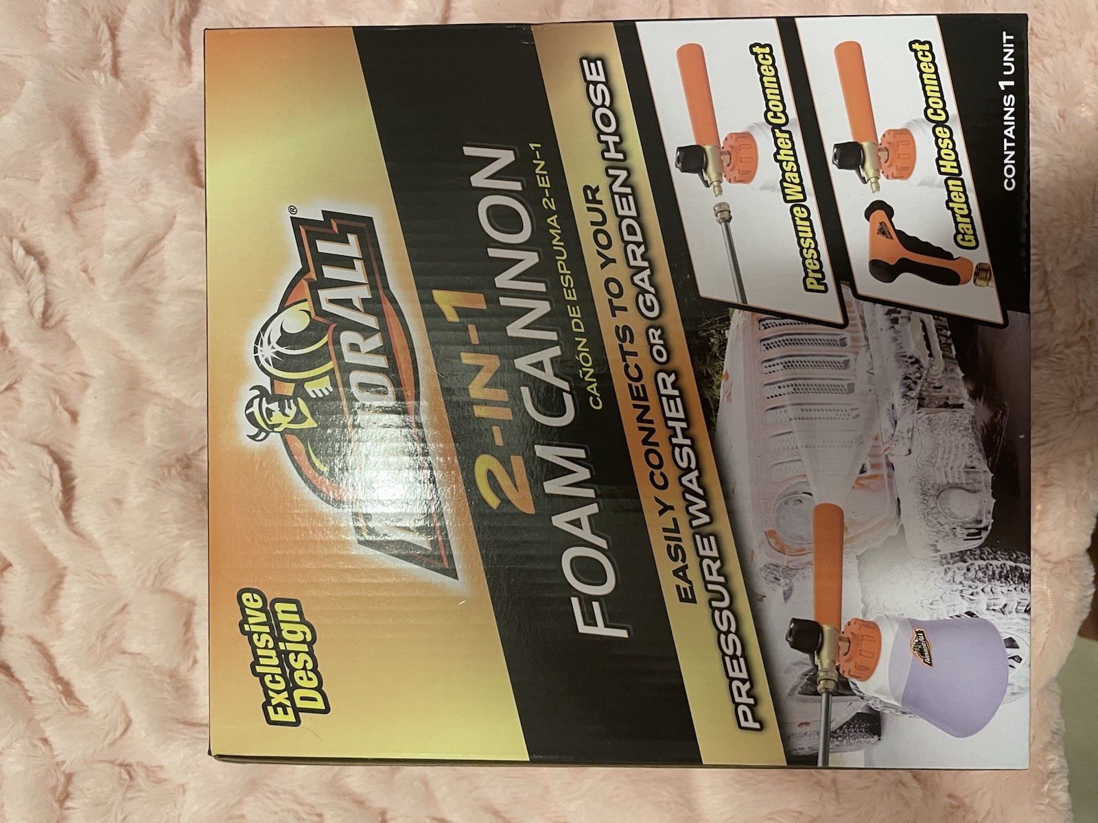 Armor All Foam Cannon 40oz Adjustable Soap Foamer for Pressure Washer