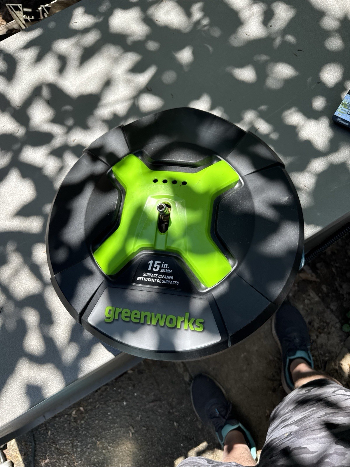 Greenworks 15″ Pressure Washer Surface Only