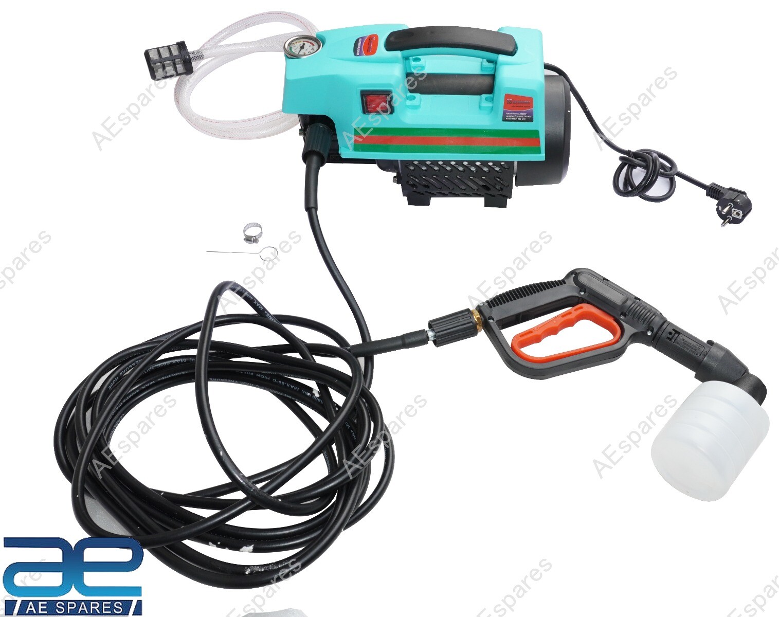 2800W 140 Bar Electric High Pressure Washer For Home & Car Wash Cleaning AEs