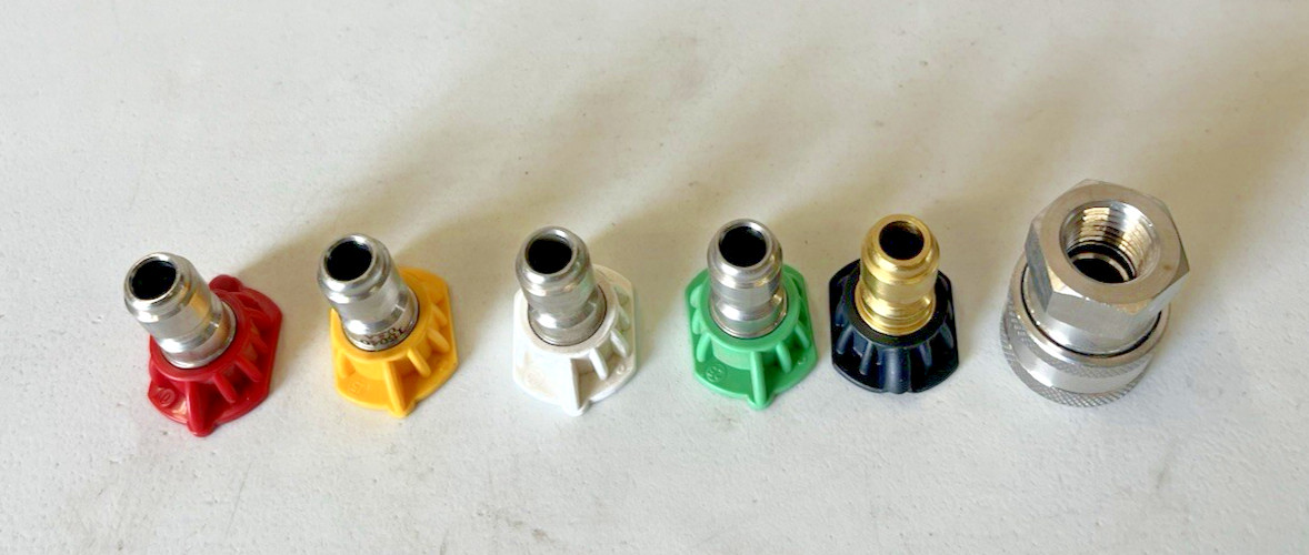 General Pump #8.0 Orifice Nozzles W/ Soap Nozzle & 1/4” Stainless Steel Socket