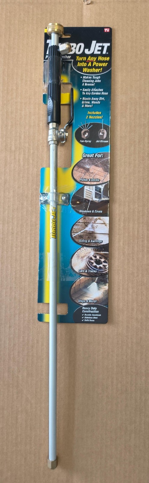 TURBO JET Power Washer Garden Hose Attachment # 1000243 Free US Shipping