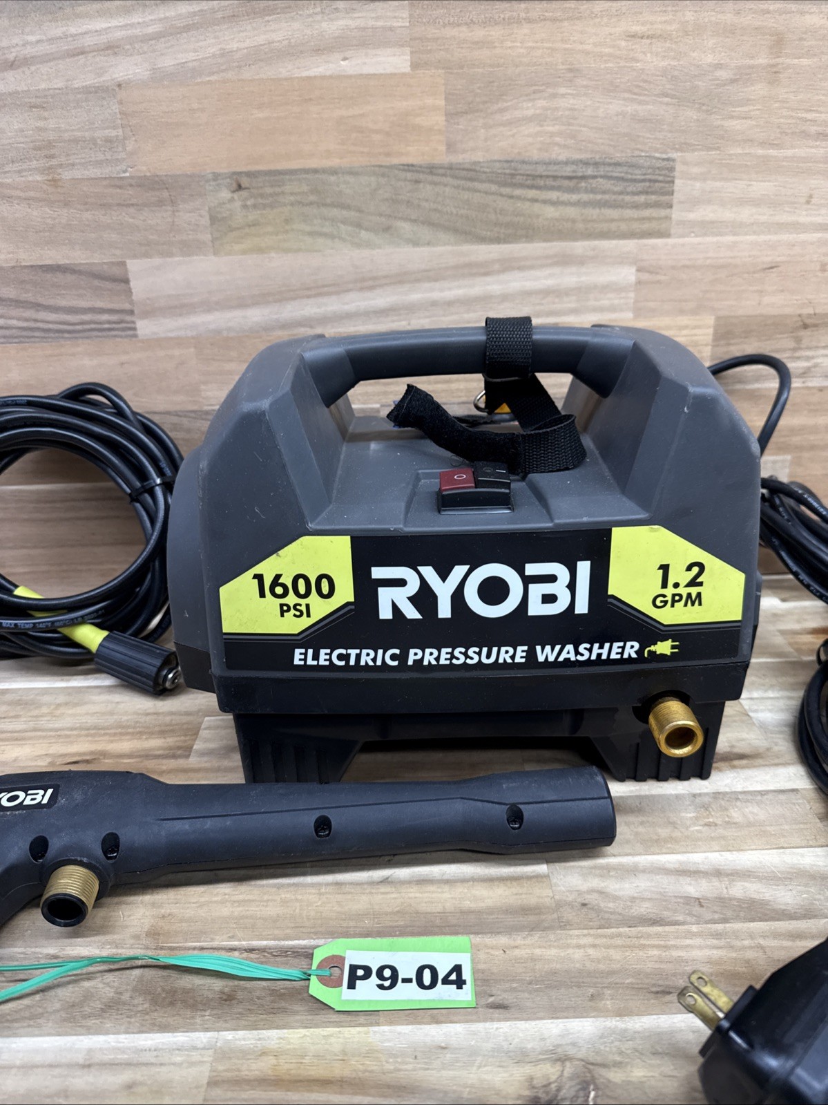 RYOBI 1600 PSI 1.2 GPM Corded Electric Pressure Washer RY141612 – P9-04