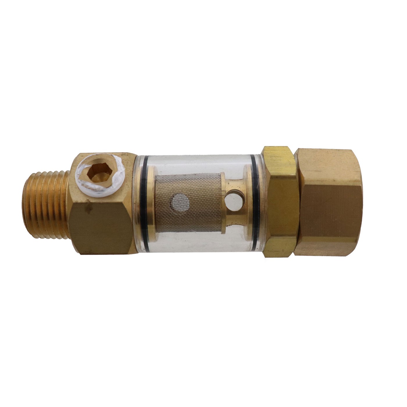 Erie Tools Clear Inlet Water Filter Pressure Washer 1/2″ NPT x 3/4″