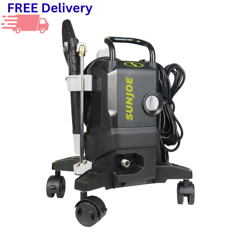 Sun Joe Electric Pressure Washer 2200 PSI 1.1 GPM Wheeled Foam Cannon Kit