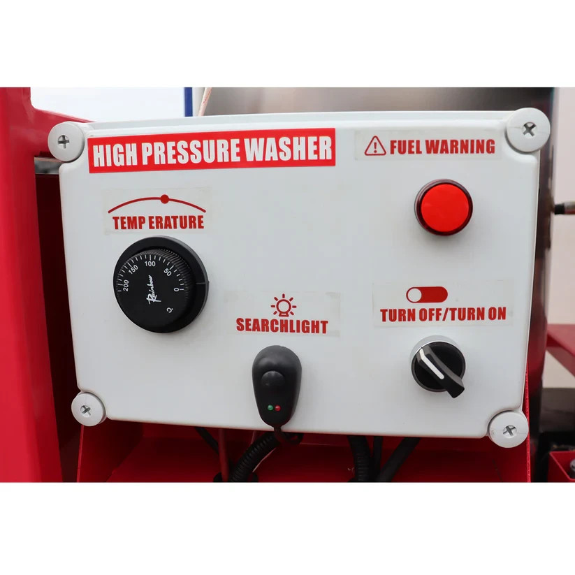Greatbear Industrial 4000PSI Hot Water Pressure Washer with 436 Gal Water Tank