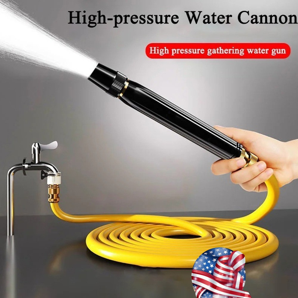 High Pressure Car Wash Water Gun Spray Nozzle Auto Portable Washer Adjustable🔥