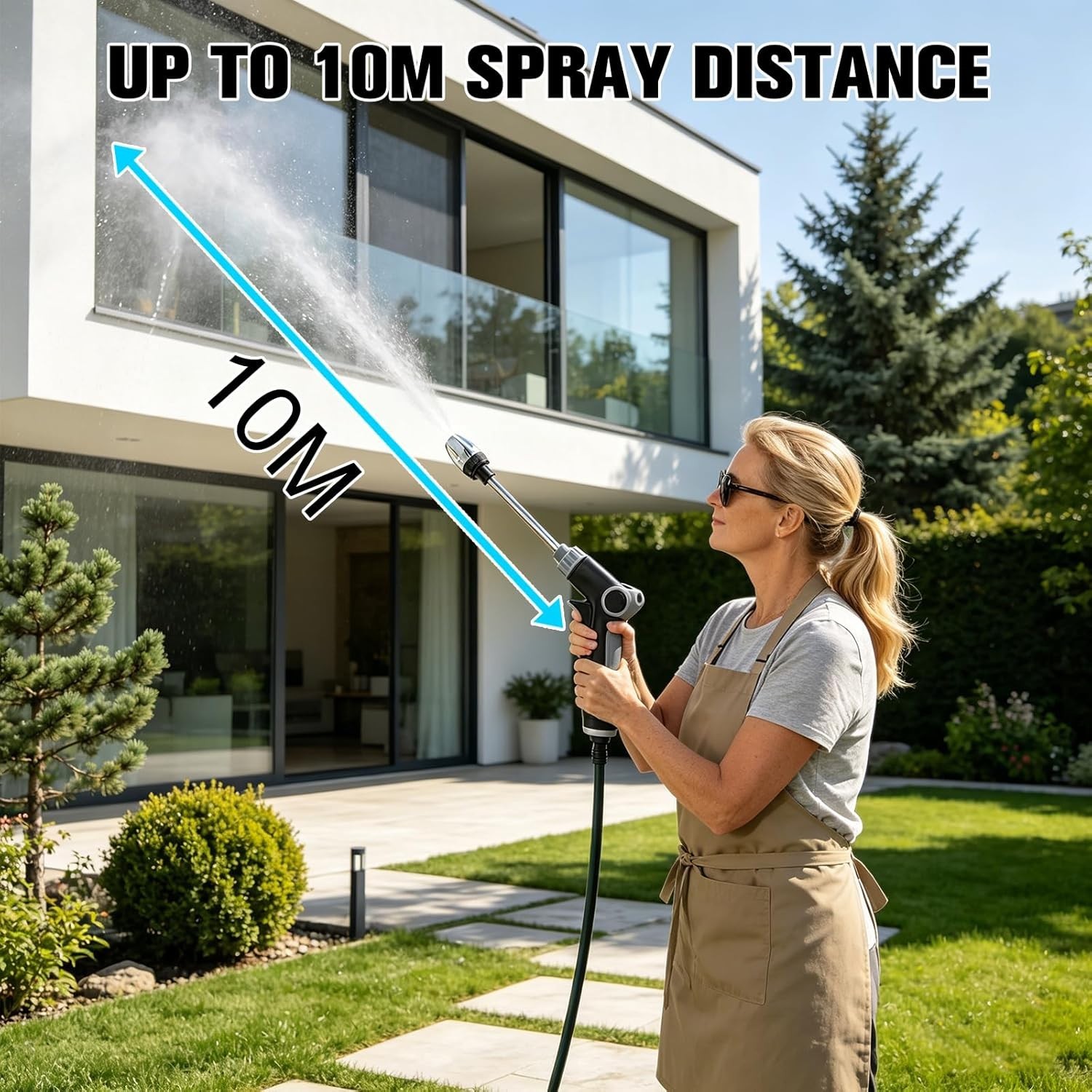 Leak-Proof High Pressure Washer Gun for Yard, Car & Pet Washing – Metal Build
