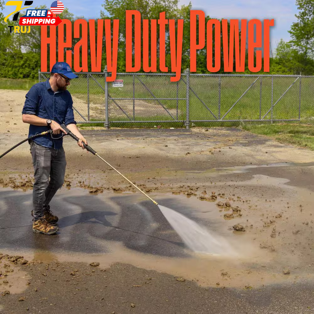 WPX 4400 psi 4.2 GPM 420 CC Cold Water Gas Powered Triplex Pump Pressure Washer