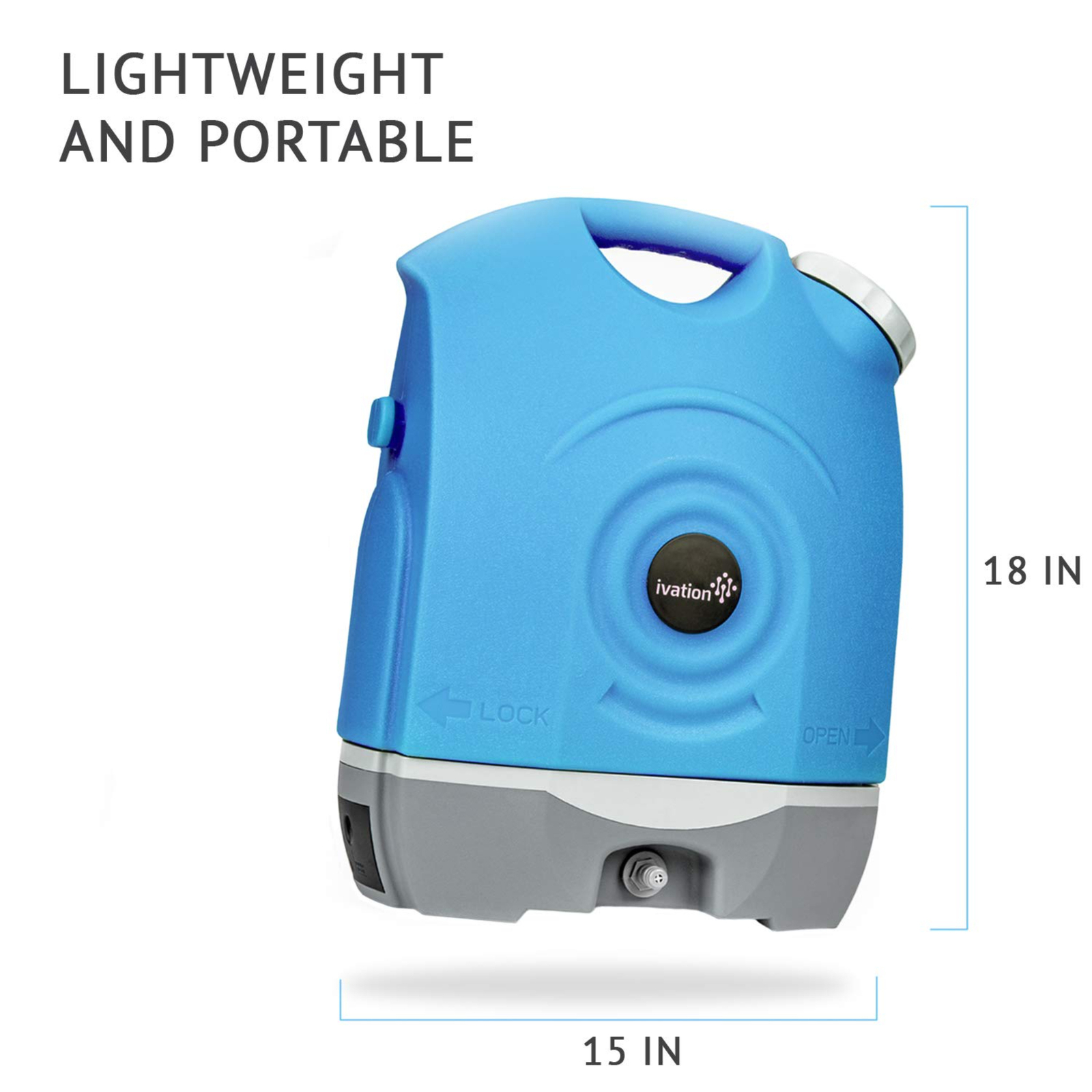 Ivation Multipurpose Portable Spray Washer w/Water Tank
