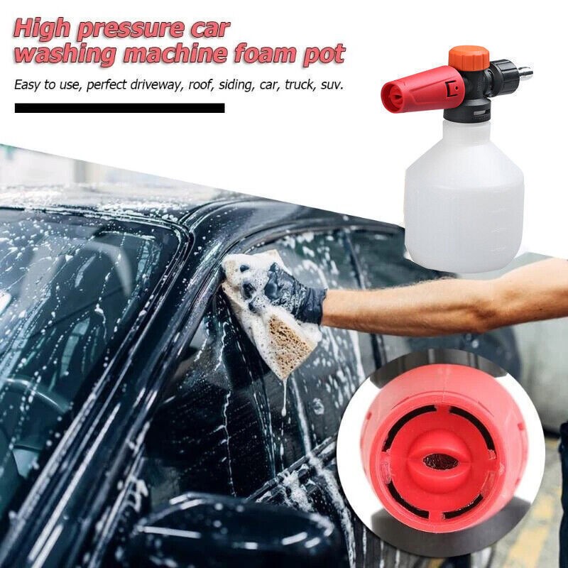 NEW Snow Foam Cannon Gun Car Wash Soap Lance Sprayer Pressure Washer Bottle US