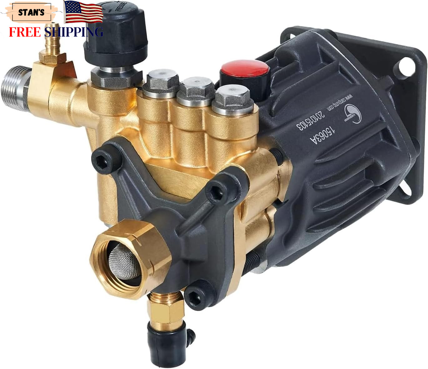 Canpump CH 2830 G: 2800 psi @ 3 US gpm Pressure Washer Replacement Pump 3/4 NEW