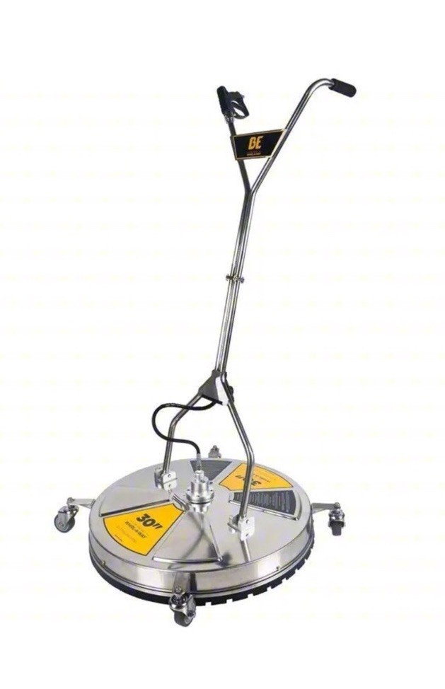 BE Power Equipment AR-ROTARY30SS Whirl-A-Way Flat Surface Rotary Cleaner, 30 in