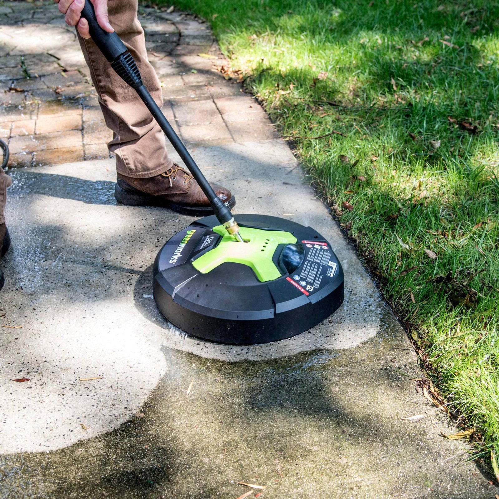Greenworks – 15″ Pressure Washer Surface Cleaner Attachment (3100 PSI MAX) – …