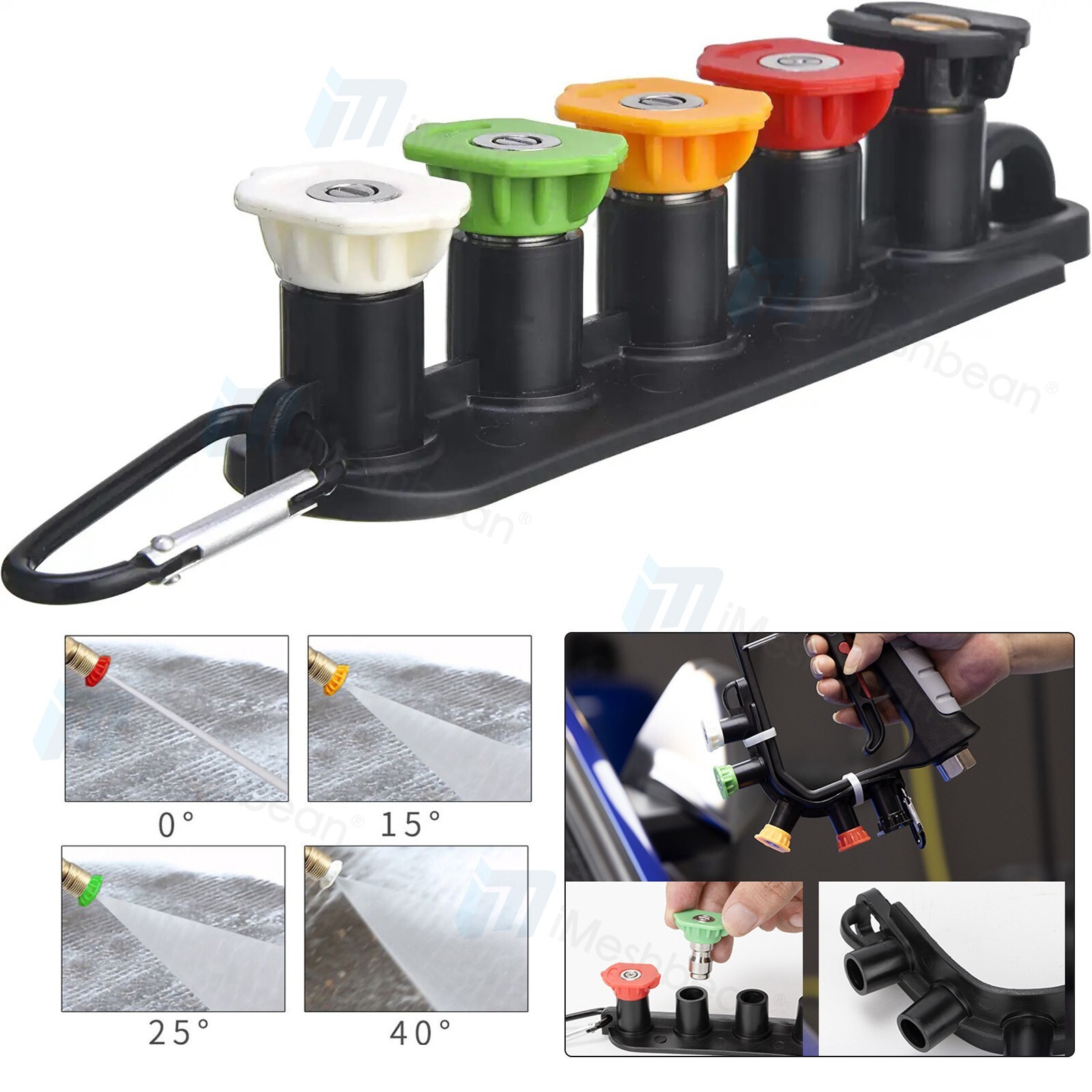 20pcs Polishing Bonnet Pads 5 to 6 Inches Buffer Bonnets Microfiber Car Polisher