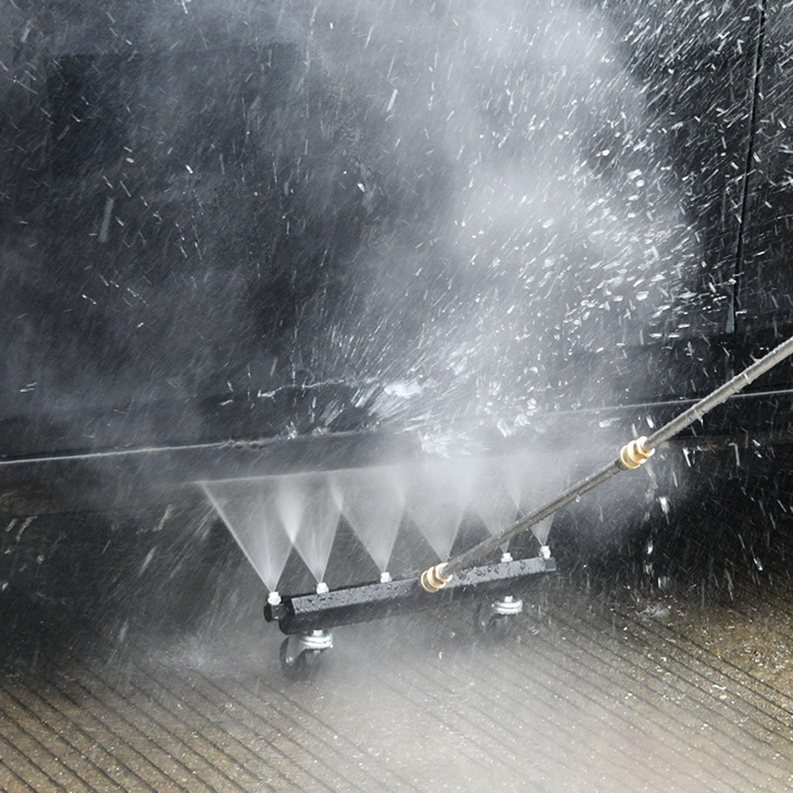 Pressure Washer Undercarriage Cleaner Car Wash Water Broom Wear Resistant with