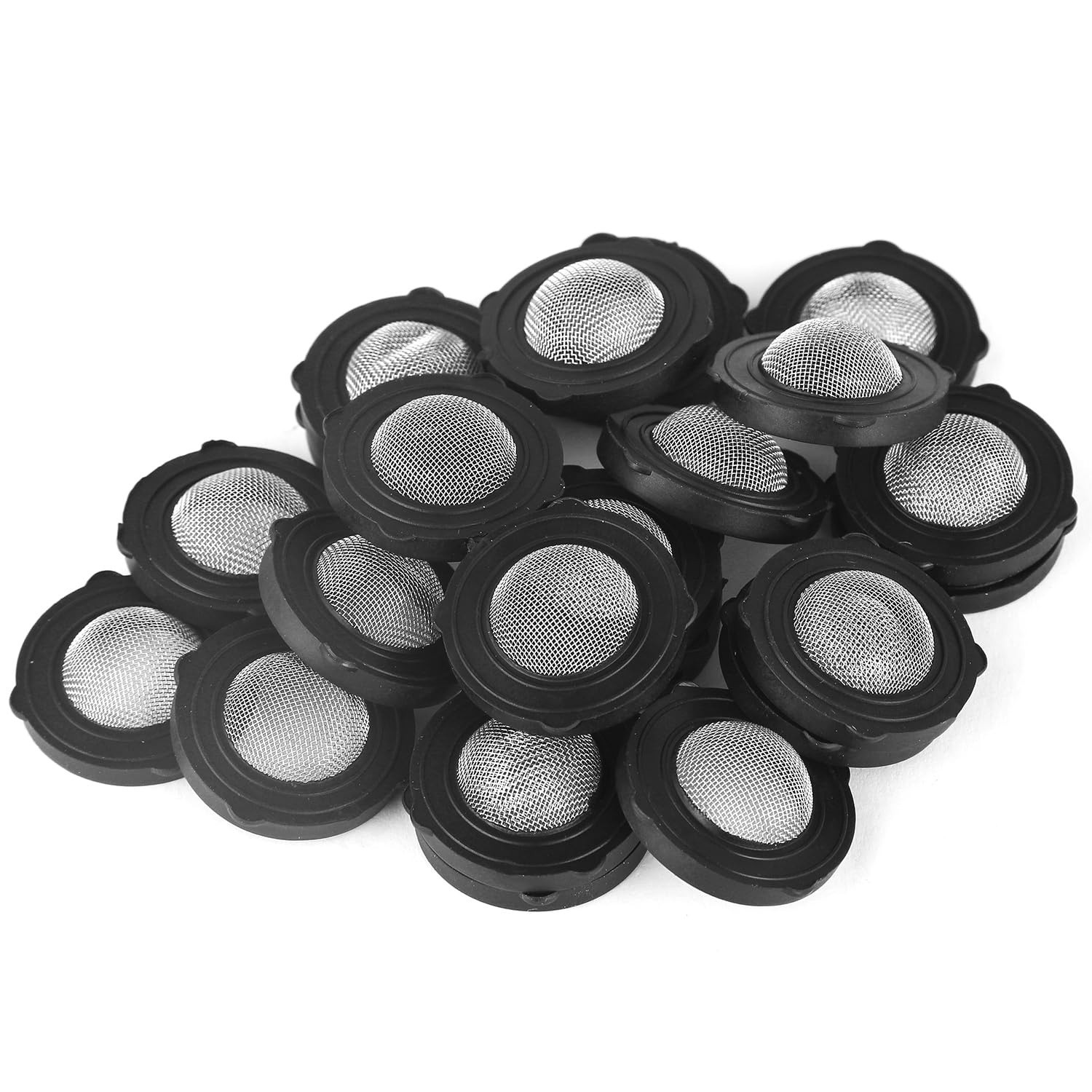20PCS Hose Filter Washers Rubber Gaskets with Screen for 3/4in Hose Fittings New