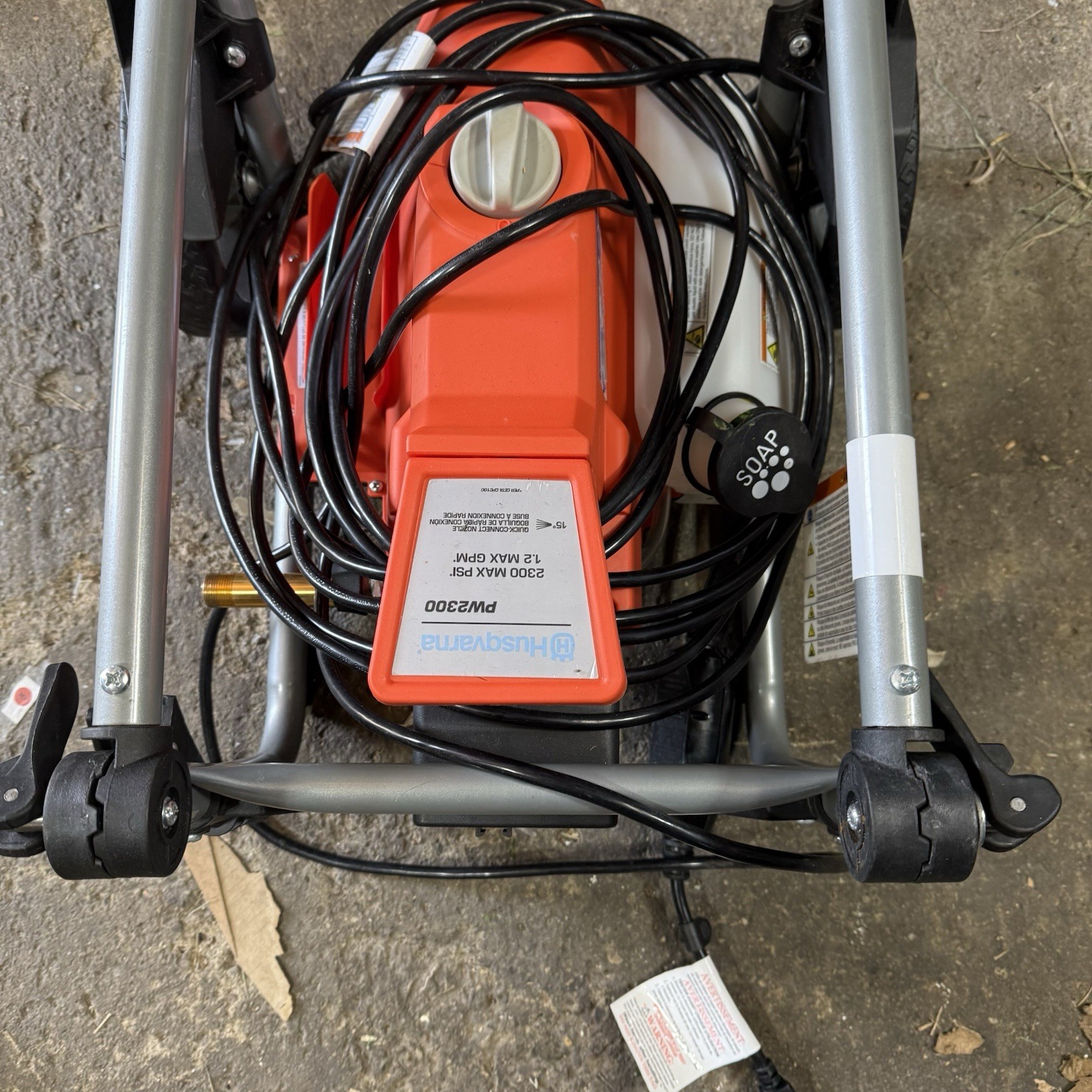 Husqvarna 2000 PSI Electric Pressure Washer – 020802