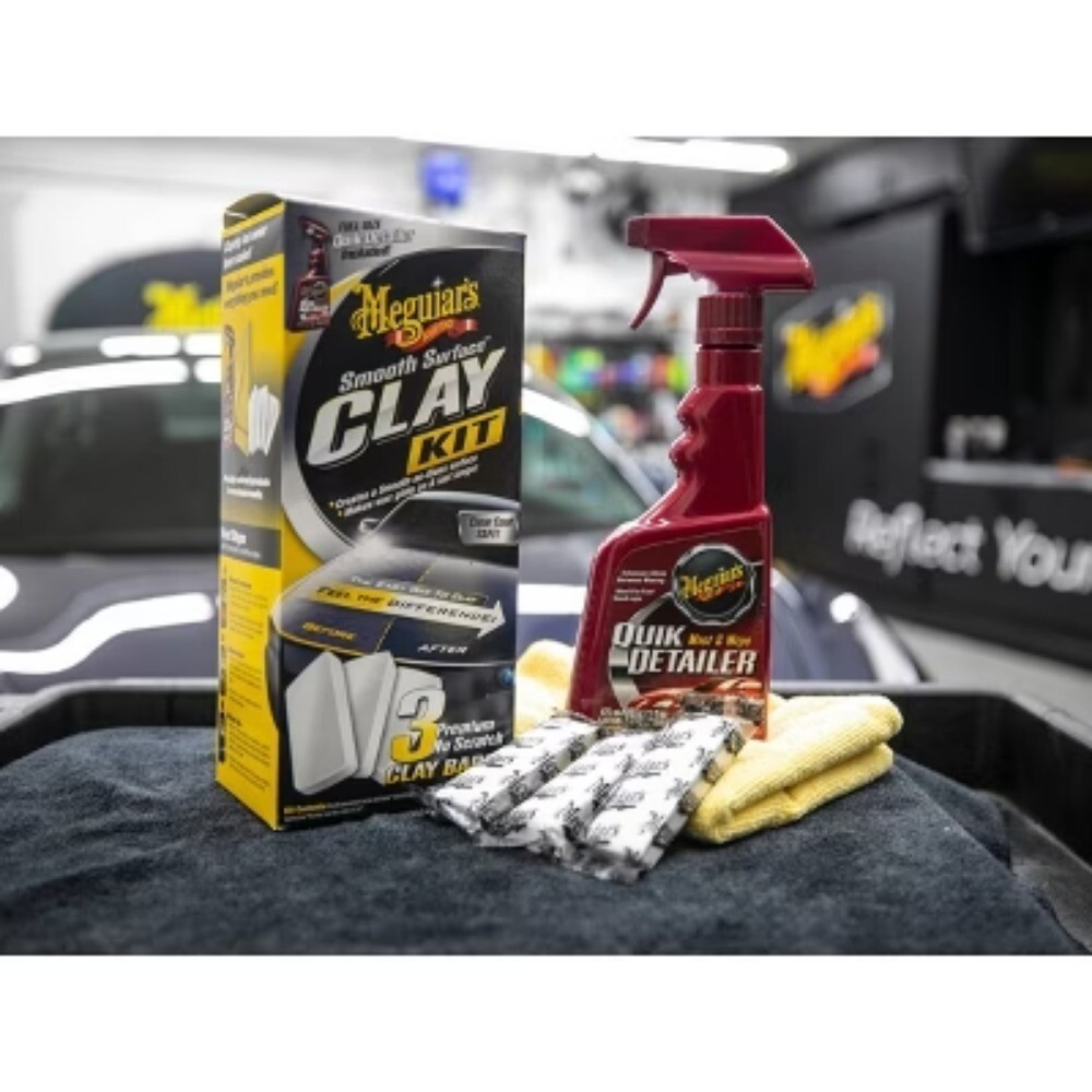 16oz Smooth Surface Clay Kit: Auto Clay Bar for Car Detailing, Removes Dirt