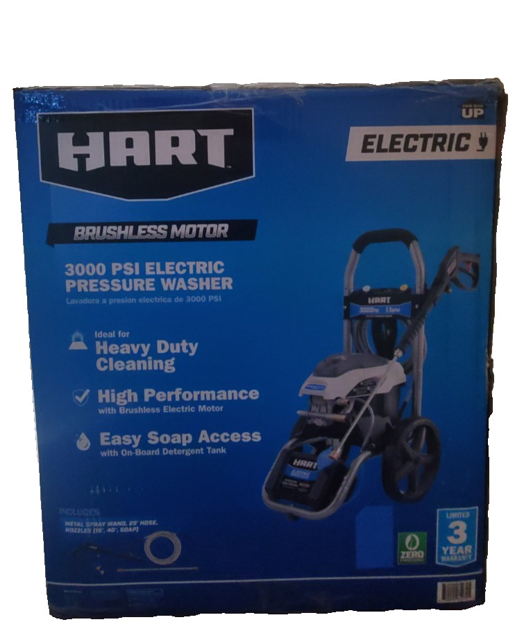 Hart HW143011VNM 3000PSI 1.1 GPM Cold Water Electric Pressure Washer