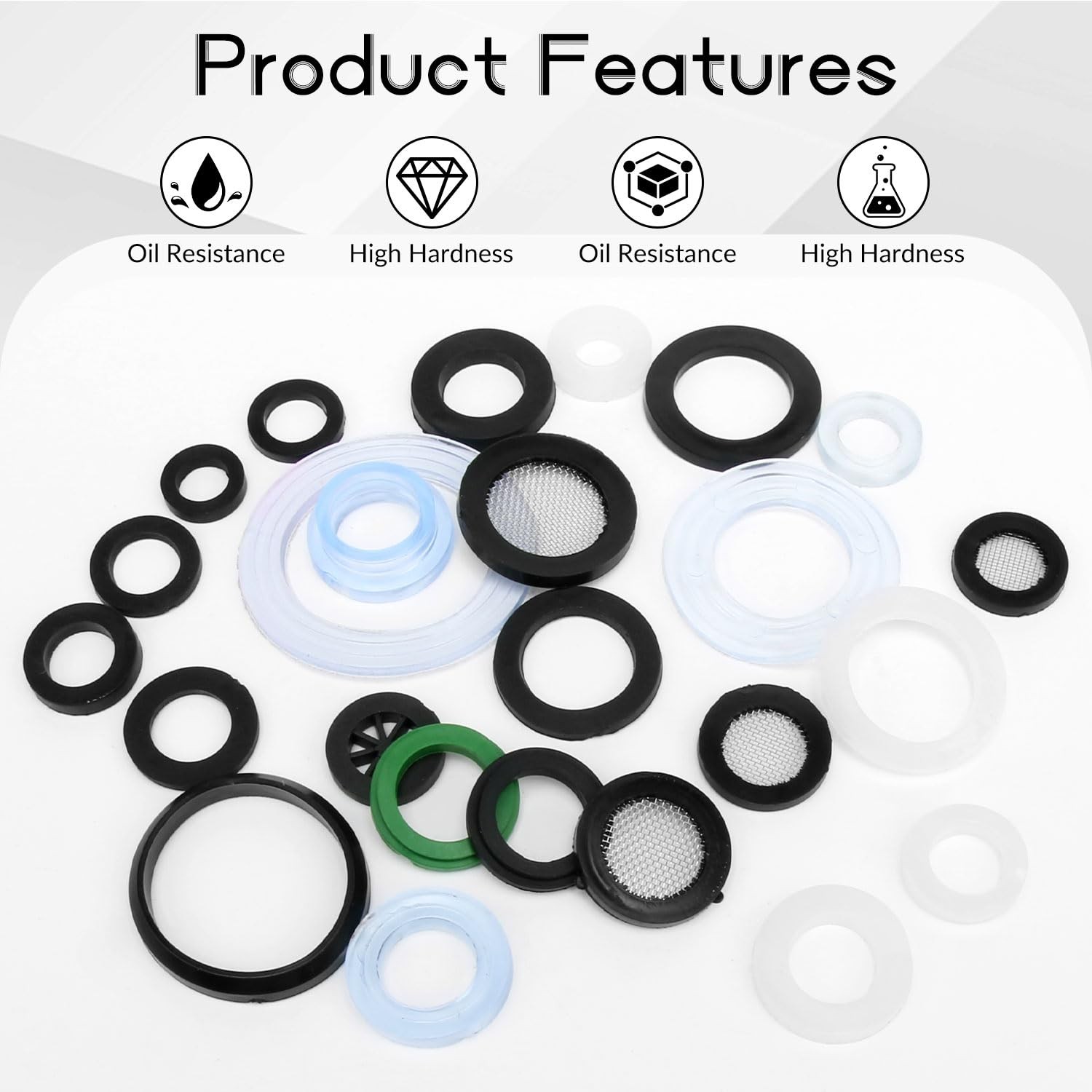 25Pcs Stainless Steel Water Filter Hose Washer 19mm OD x 12mm ID x 3mm