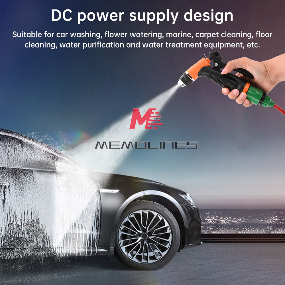 DC12V Portable Car High Pressure Washer Water Wash Cleaner Pump Kit Self-Priming
