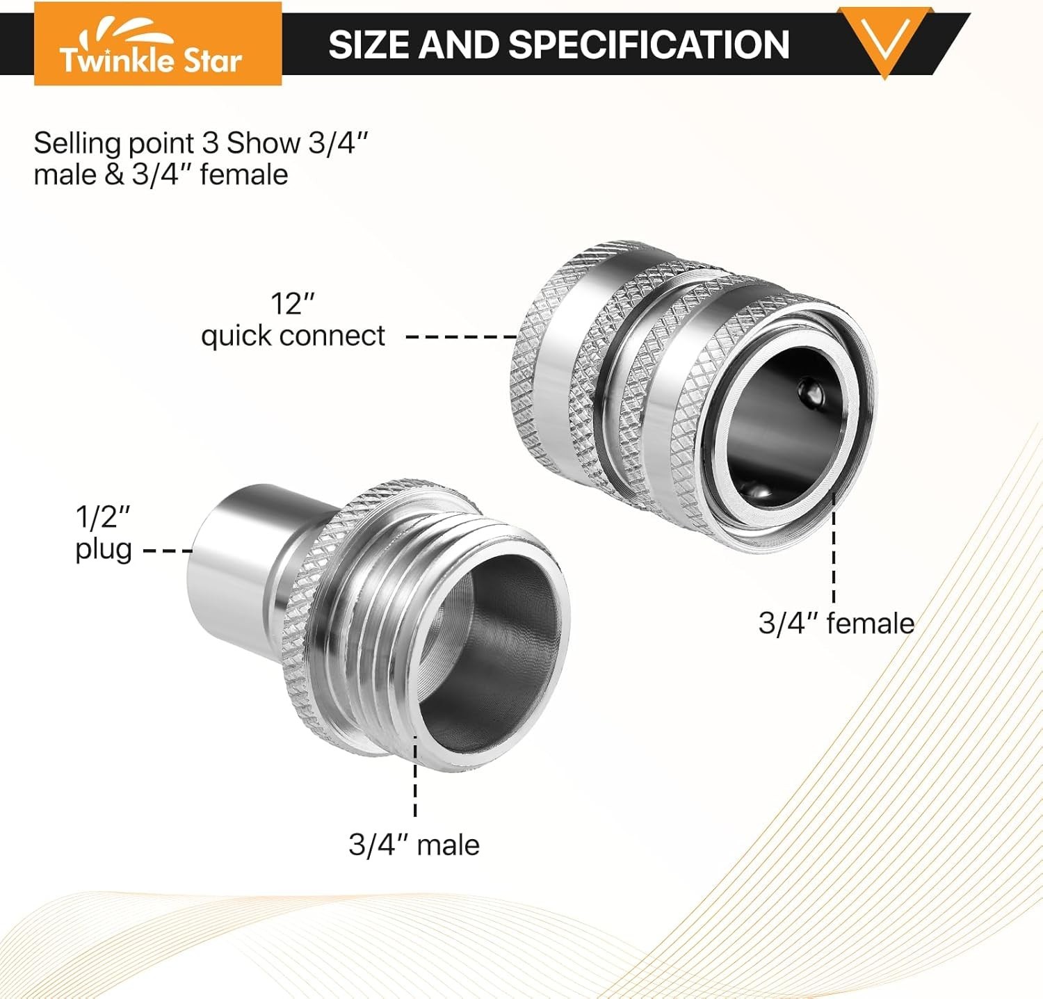 Durable Stainless Steel Quick Disconnect Kit
