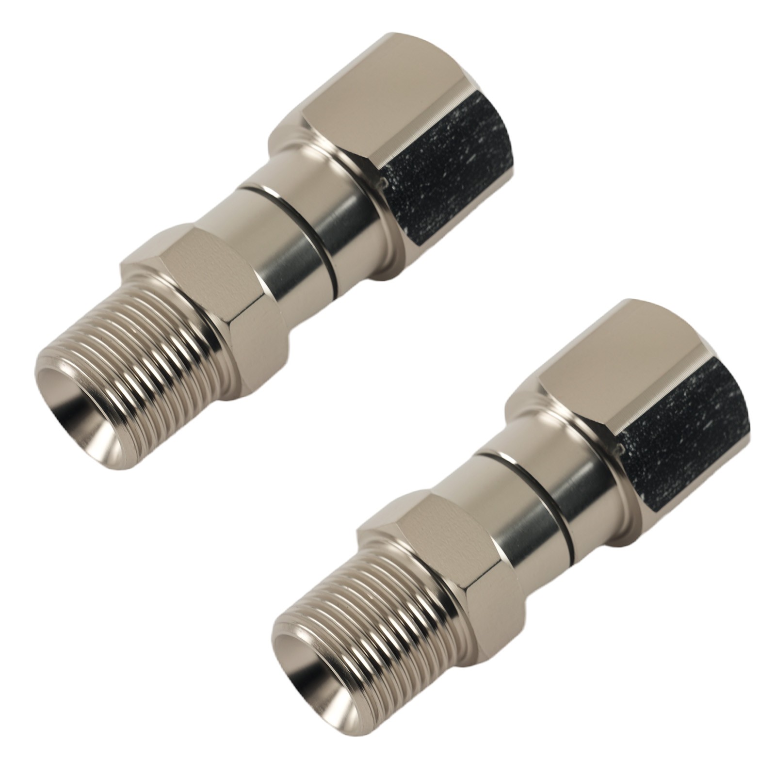 360° Swivel Adapter 3/8″ NPT for Pressure Washer Hose Gun Stainless Steel New