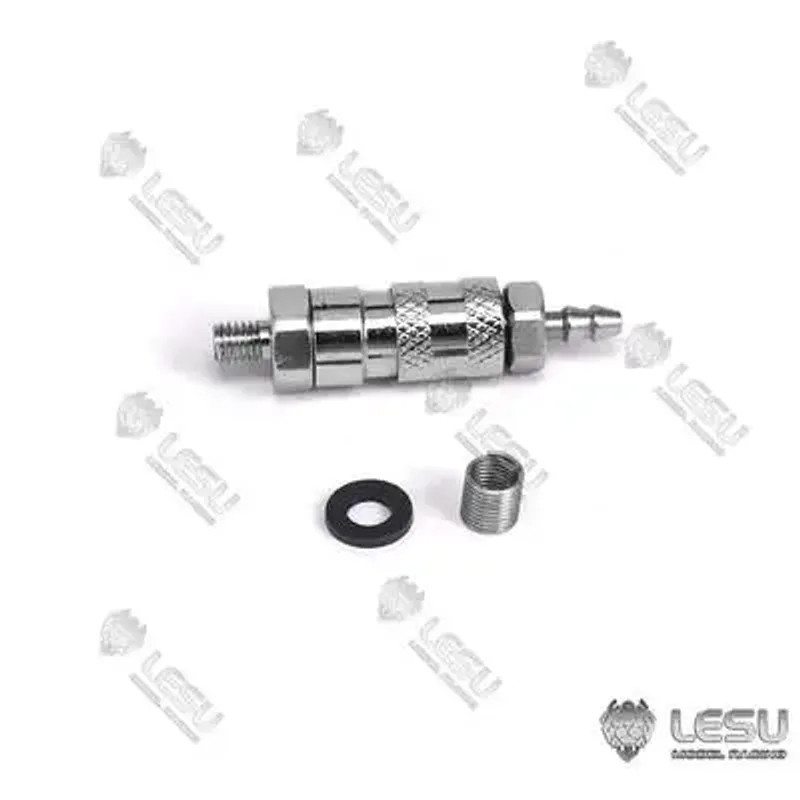 Hydraulic Quick Converter Nozzle Copper Chromium Plated Pressure HP Quick Joint