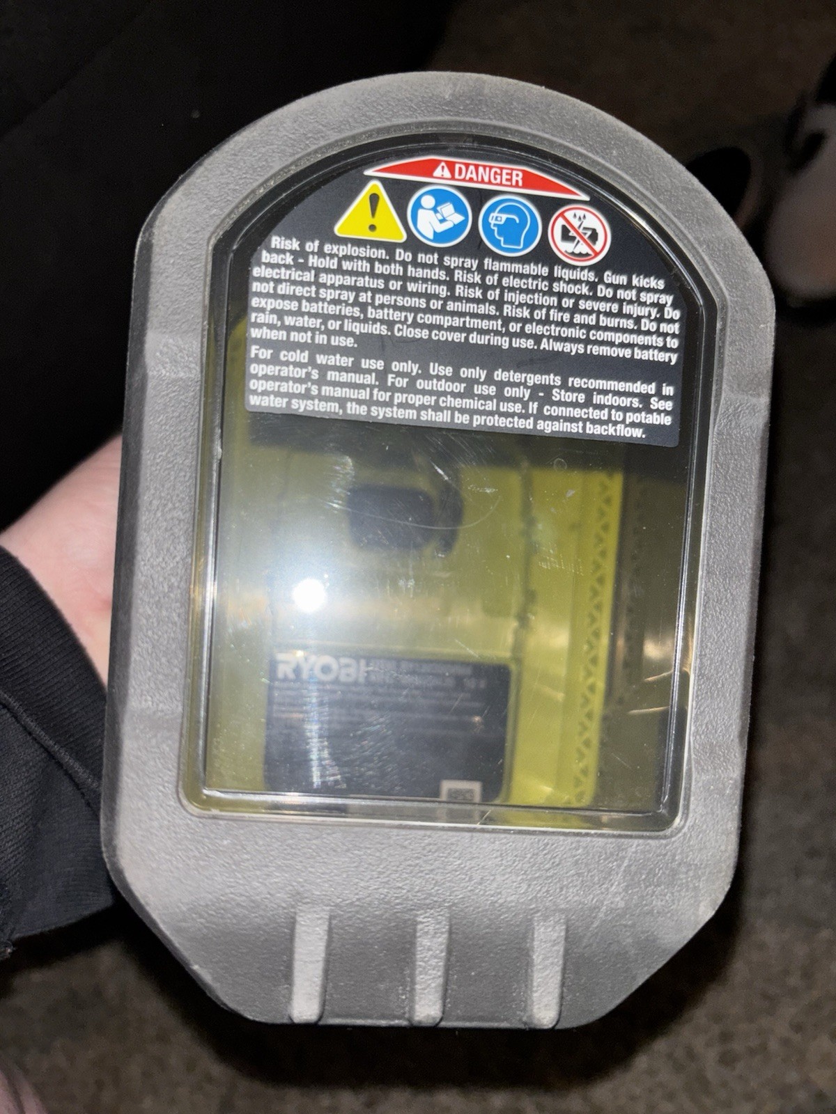 RYOBI ONE+ HP 18V Brushless EZClean 600 PSI 0.7 GPM Cordless Water Power Cleaner