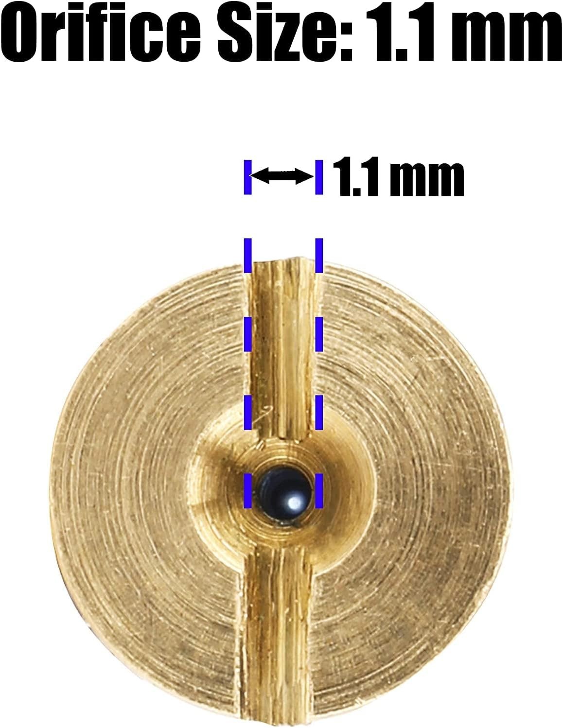 1.1 mm Foam Cannon Orifice Nozzle, Universal Thread Tips for Snow Foam Lance,…