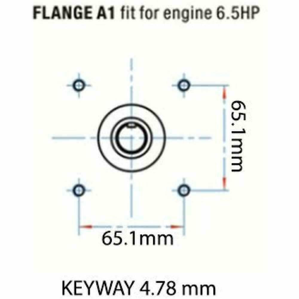 High Pressure Washer Pump 3/4″ – Honda GC190 GX200 3000 PSI 3.1 GPM 3400 RPM AR