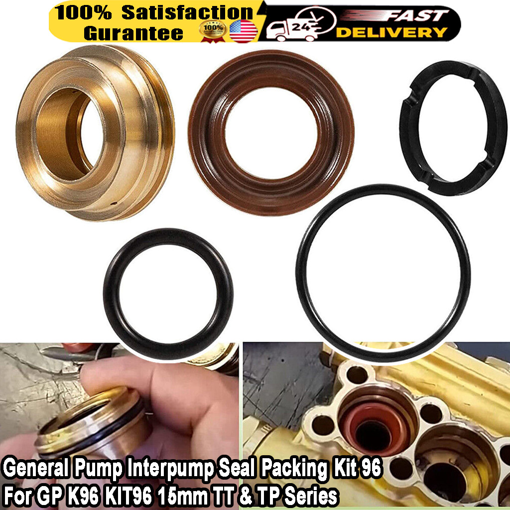 General Pump Interpump Seal Packing Kit for GP K96 KIT96 15mm T W TT & TP Series