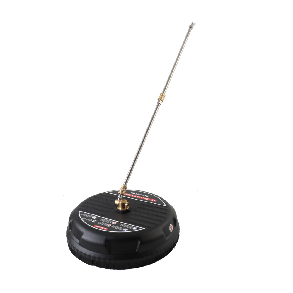 15″ Flat Surface Cleaner 4000PSI Water Pressure Washer w/2 Extension Wand