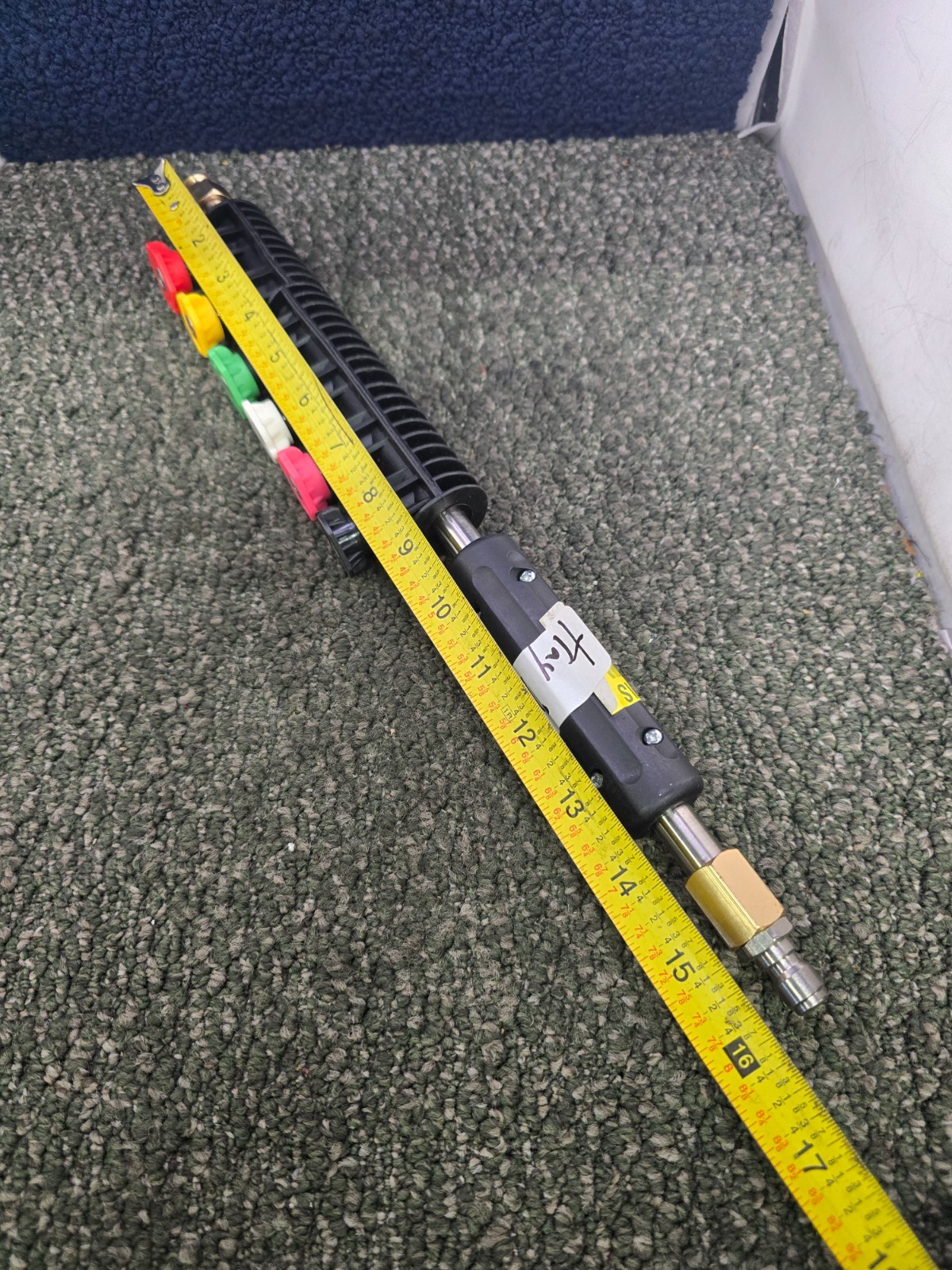 16″ Long 6 Color-Coded Pressure Washer Extension Wand w/ Built-in Nozzle Holder