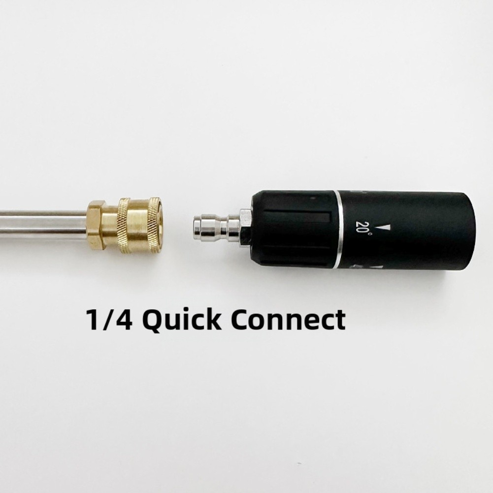 Adjustable Spray Angle 5 in 1 Pressure Washer Nozzle with Ergonomic Design