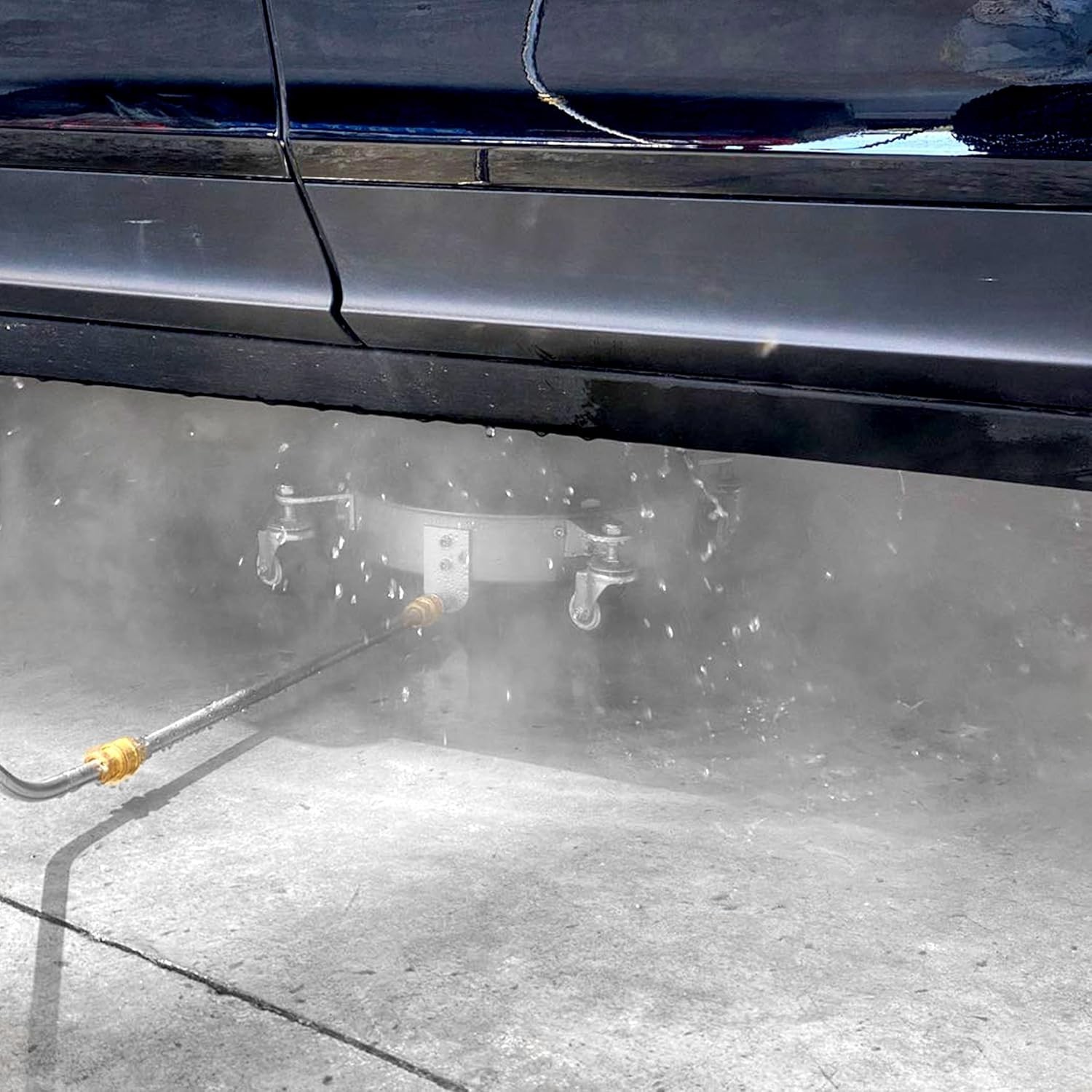 14-Inch Undercarriage Pressure Washer Attachment with 360° Mobility & 4000 PSI