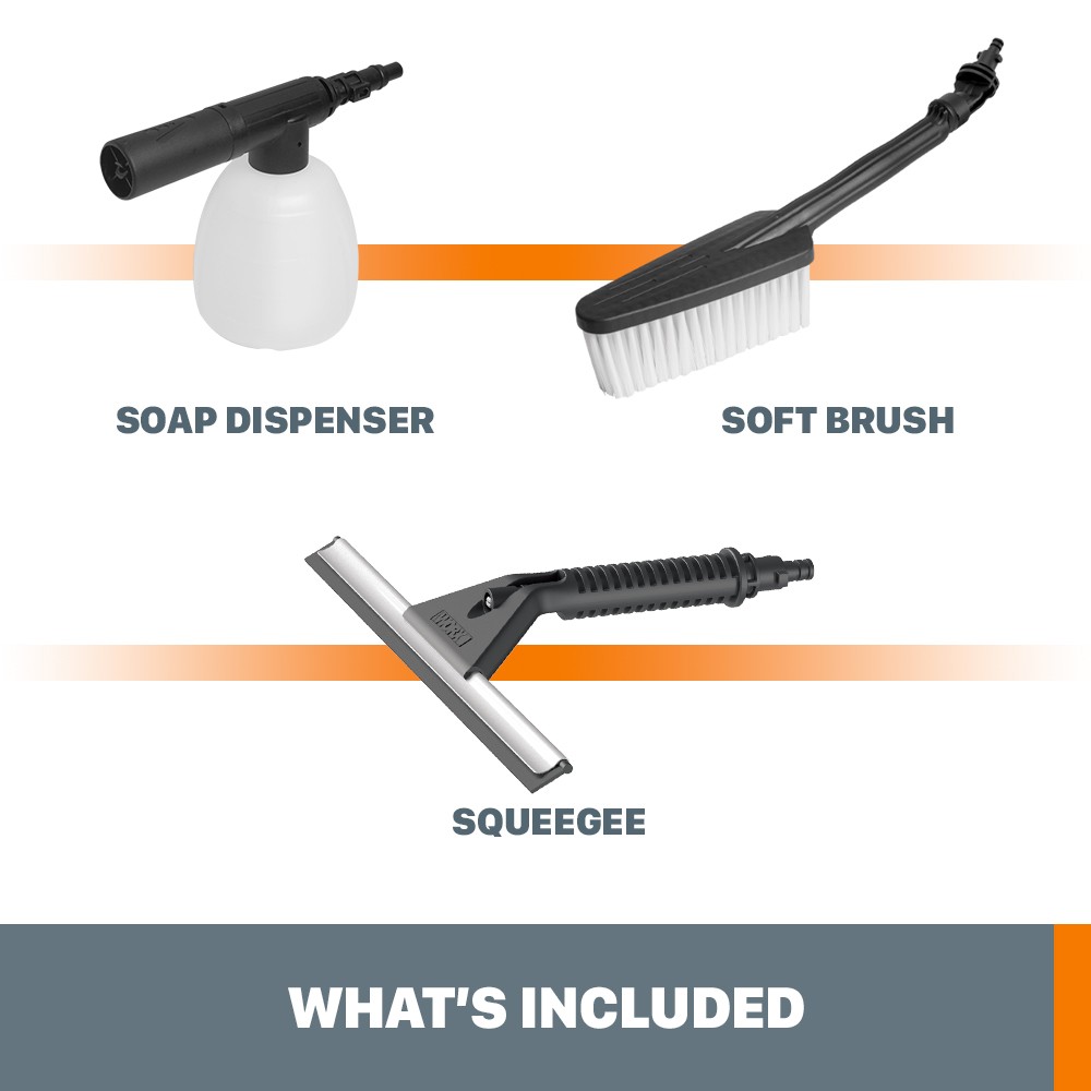 WA4070 Worx Hydroshot Household Cleaning Kit