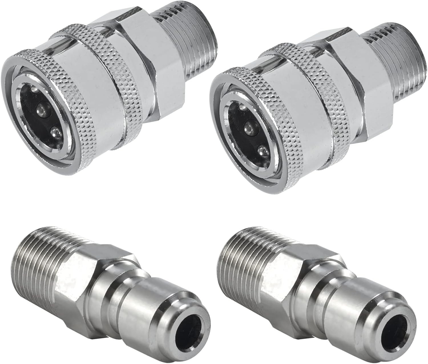 Pressure Washer Quick Connect 3/8 Inch, Pressure Washer Fittings, Adapter Set…