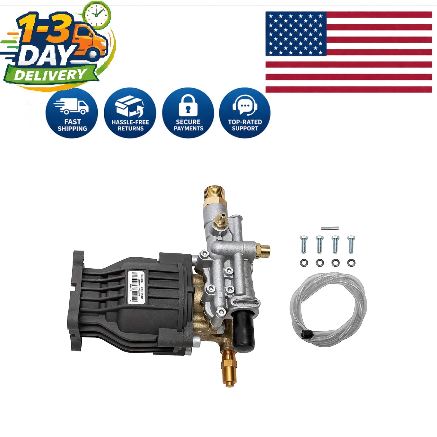 OEM Technologies 90029 Pressure Washer Pump Kit – 3400 PSI, 2.5 GPM Replacement