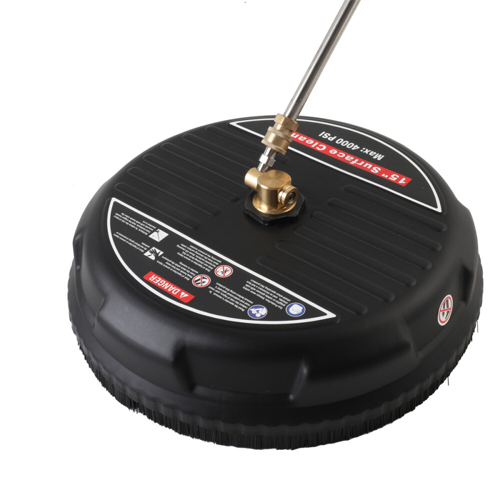 Flat Surface Cleaner 15” 4000 PSI Hot Cold Water Pressure Washer Outdoor Clean
