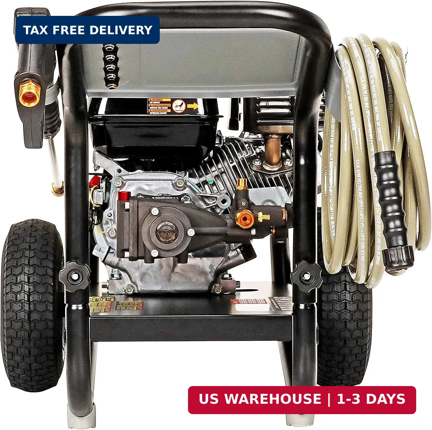 SIMPSON Cleaning PS3228 PowerShot 3300 PSI Gas Pressure Washer, 2.5 GPM, Honda G