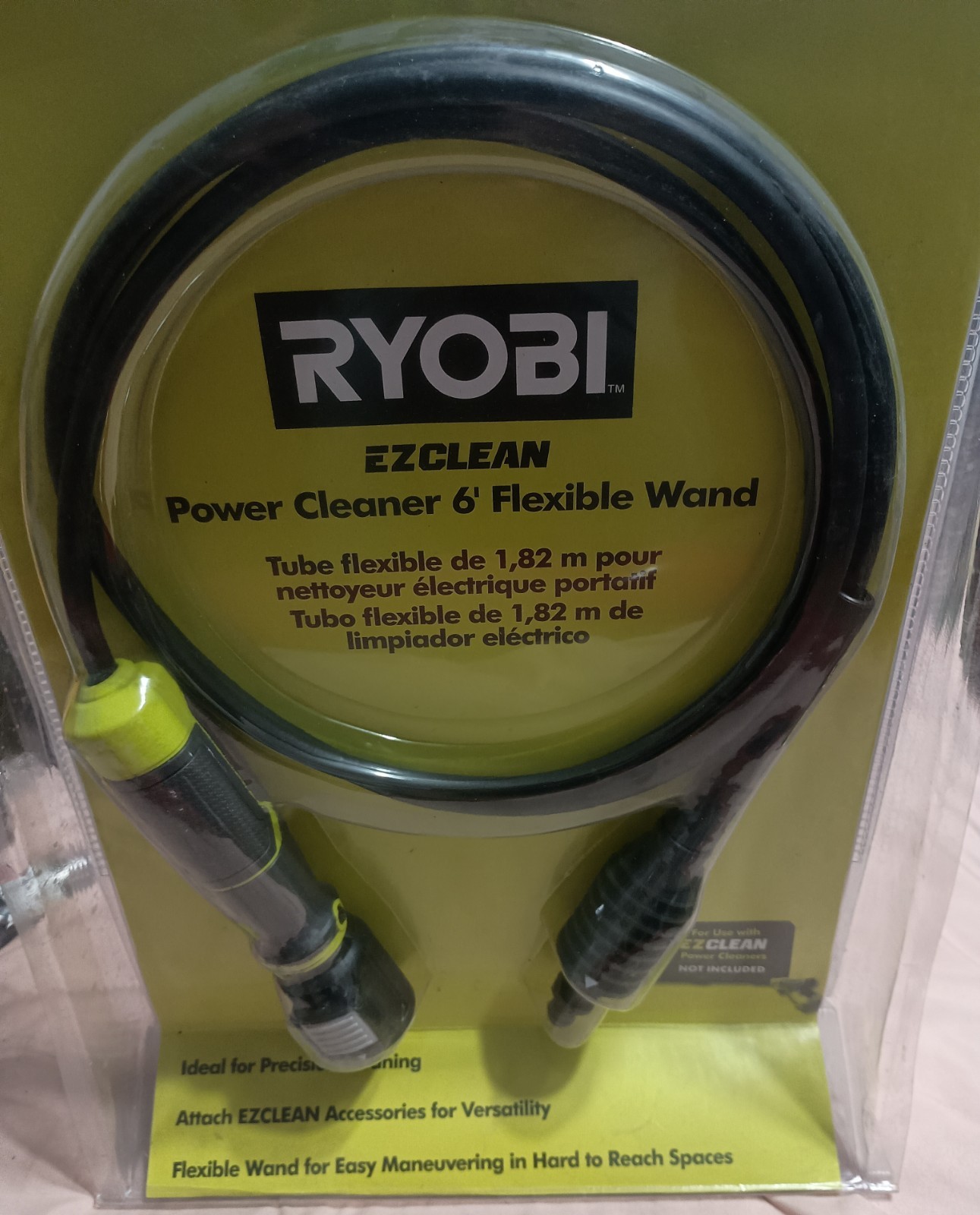 RYOBI – 6′ Flexible Wand – RY3112FW – Use w/ EZCLEAN Power Cleaners – BRAND NEW