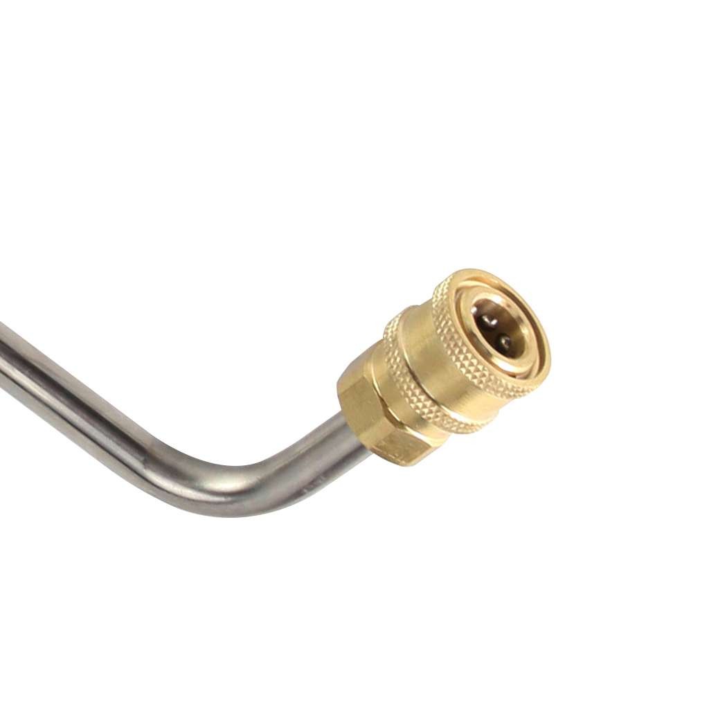 30°&90°&U-Shaped Curved Rod High Pressure Washer Gutter Cleaner 1/4″ Spray Wand