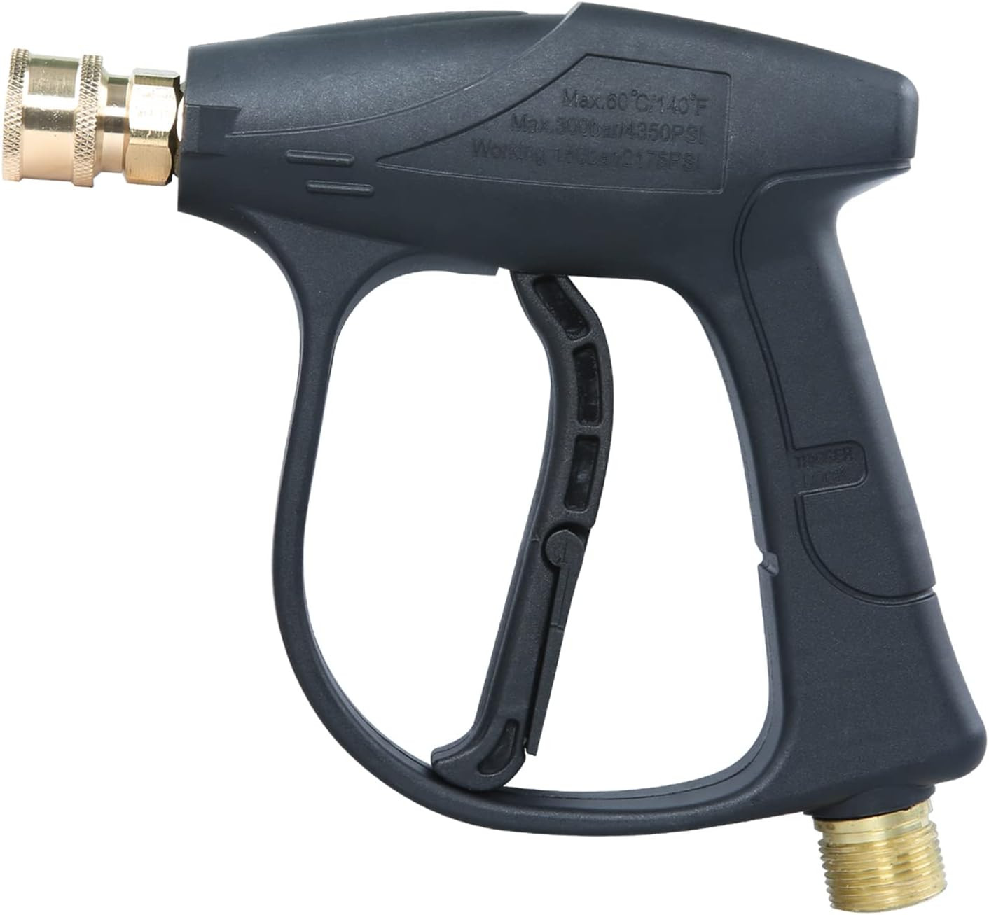 Sooprinse High Pressure Washer Gun 3000 PSI Max, Power Washer Short Gun with 1/4