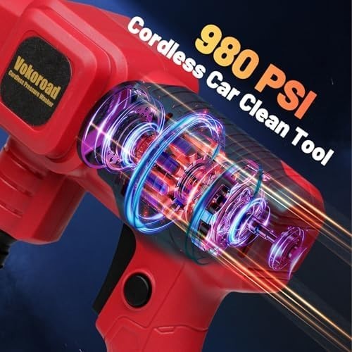 Cordless Pressure Washer for Milwaukee 20V Battery, Portable Cordless Power