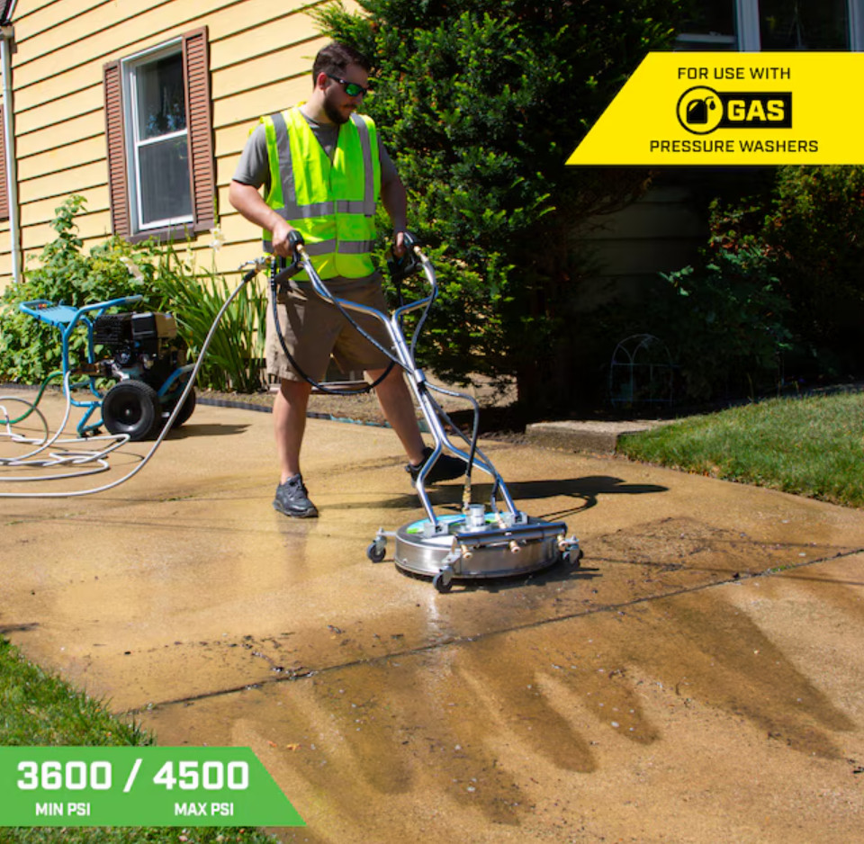 SurfaceMaxx 21in Surface Cleaner 4500 PSI Water Broom Gas Washer FreeShip