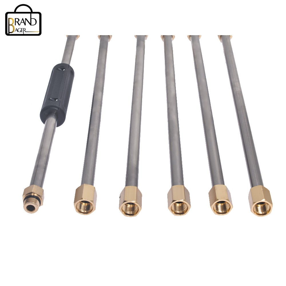 4000PSI Washer Extension Wand Set 5 Cleaner Nozzle+Hose Kit For Garden Cleaning