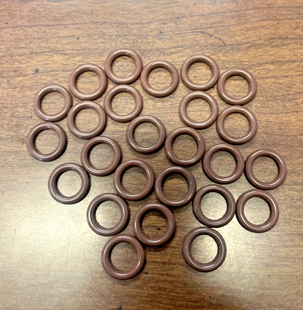 3/8″ Hot Water Viton Pressure Washer O ring QC Socket Brown (25) pack